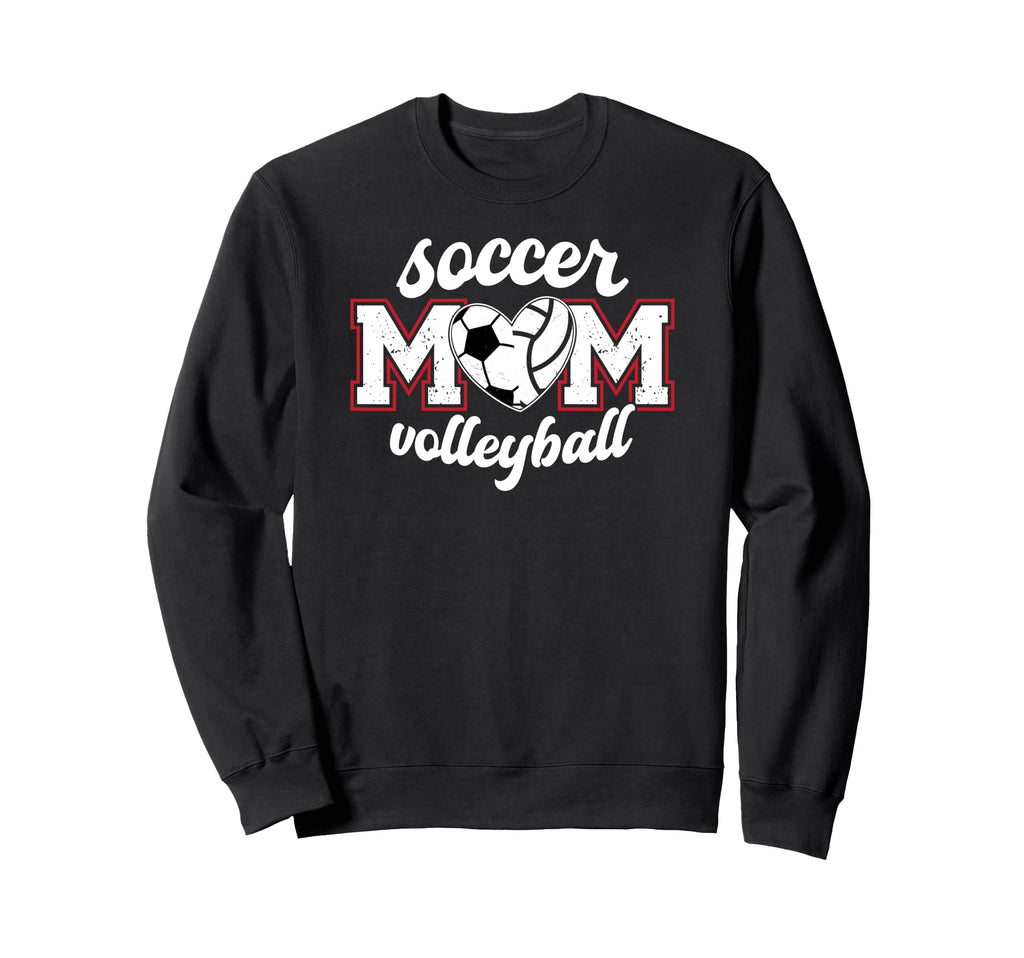 Soccer Volleyball Mom Ballers Sweatshirt - Trendy Graphic Men Women - T-Shirt, Sweatshirt, Hoodie