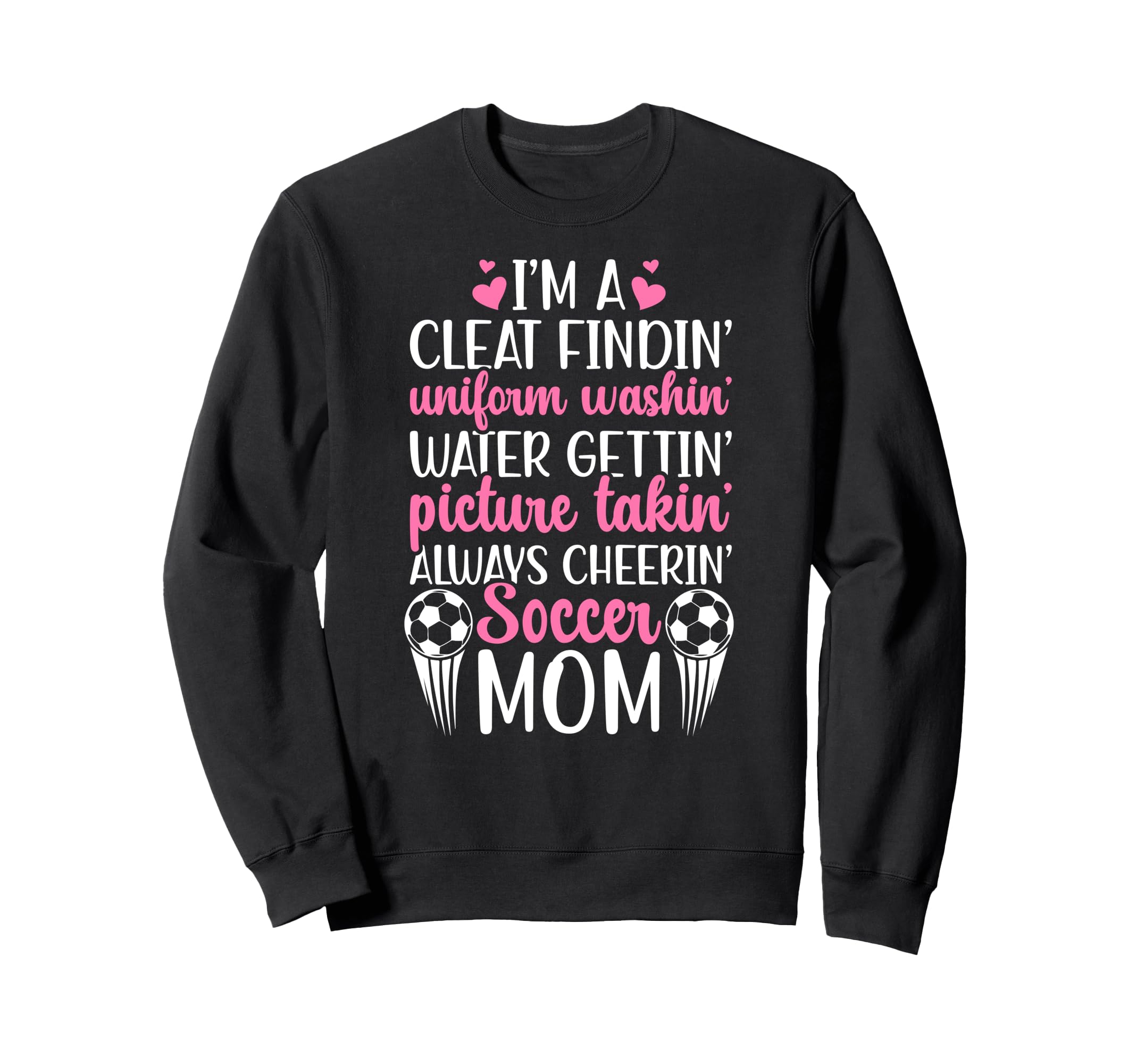 Im Soccer Mom Soccer Player Mother Sweatshirt - Minimalist Print Unisex - T-Shirt, Sweatshirt, Hoodie