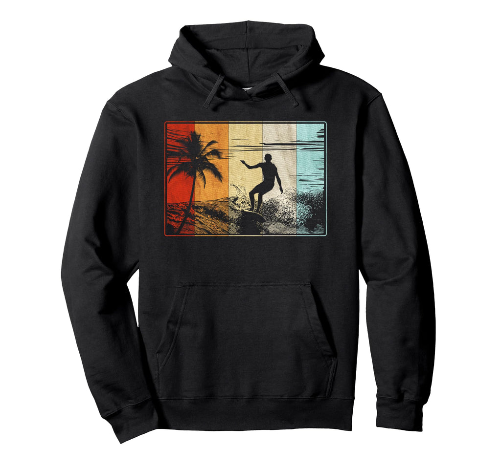 Beach Surfing Surfboard Surfboarder Hoodie - Minimalist Print for Adults - T-Shirt, Sweatshirt, Hoodie