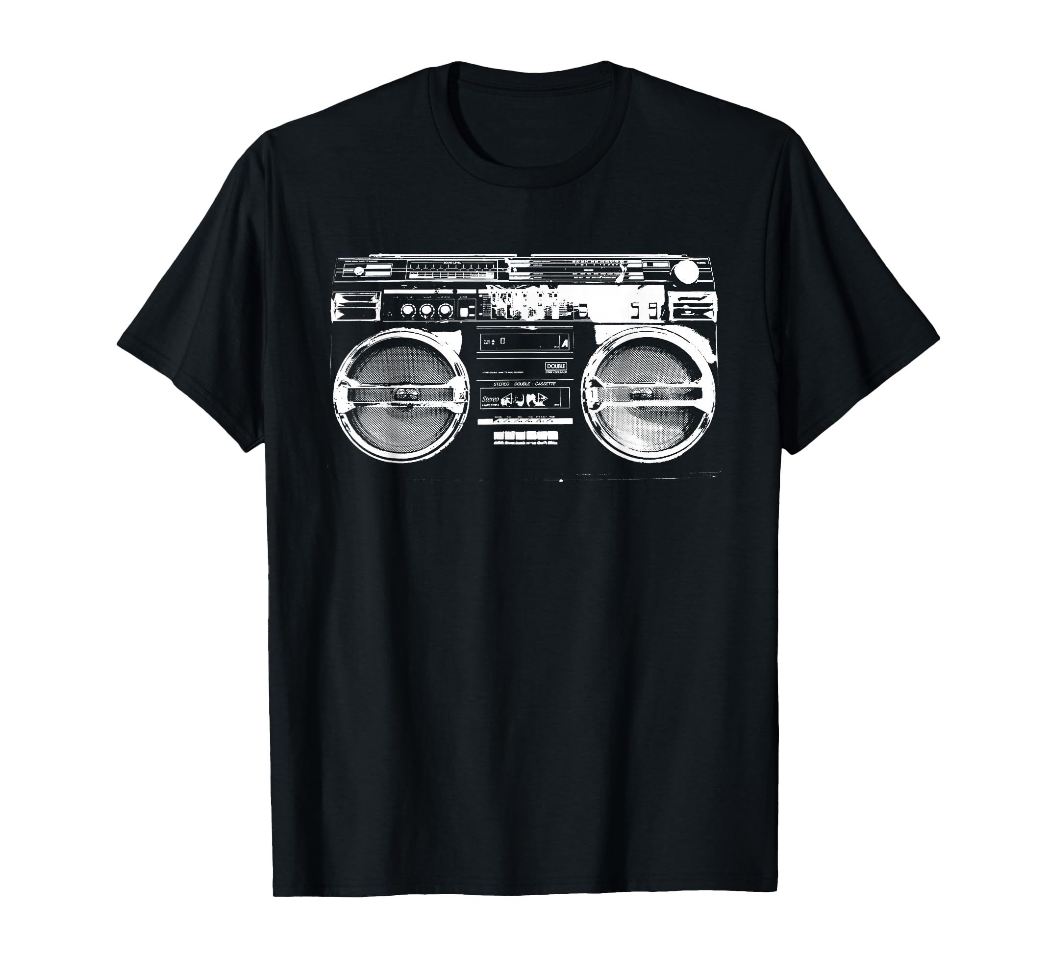 Ghetto Blaster Boom Box 80S 90S Hip T-Shirt - Custom Art Print for Adults - T-Shirt, Sweatshirt, Hoodie