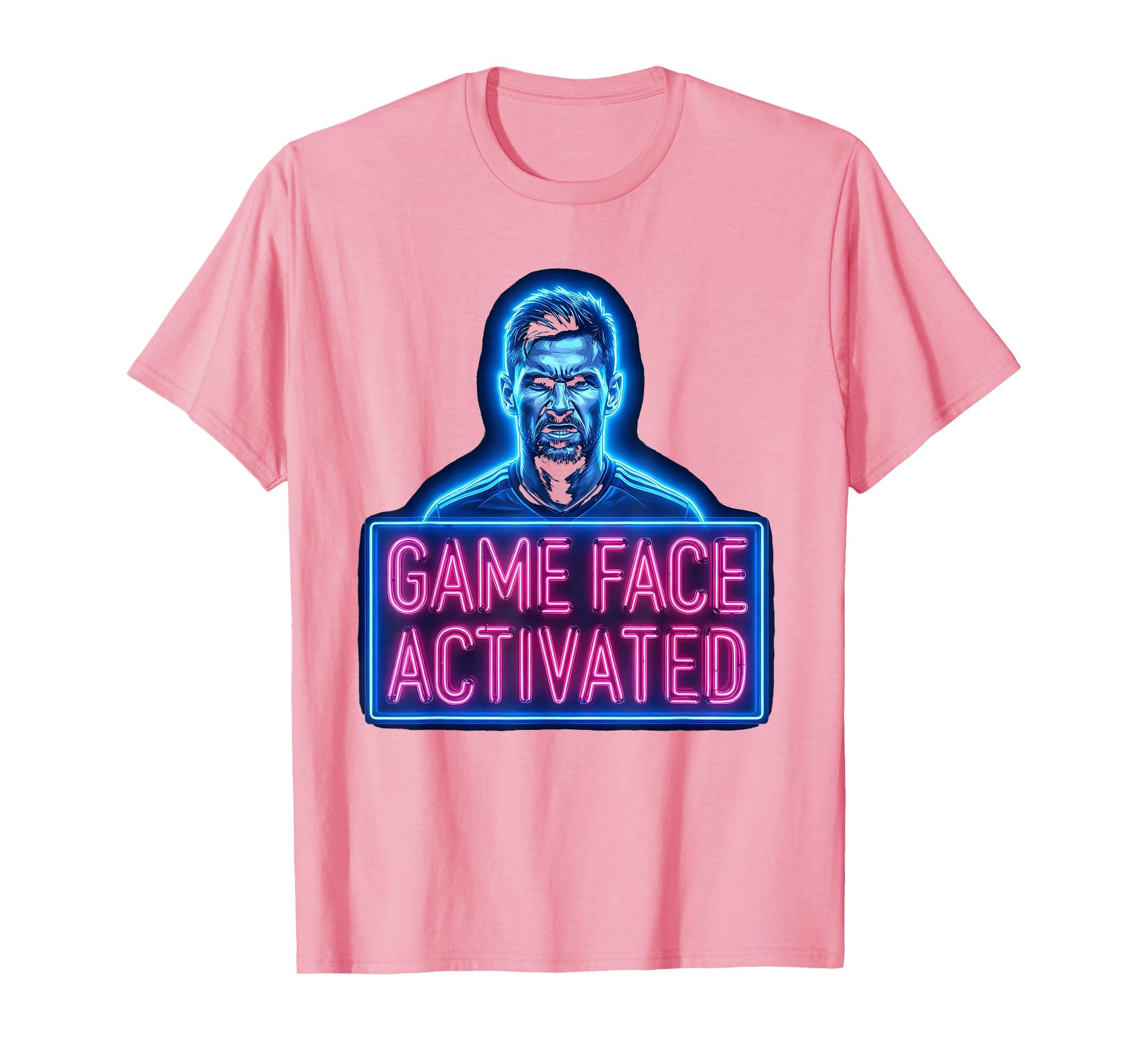 Game Face Activated Soccer Fan T-Shirt - Novelty Apparel for Adults - T-Shirt, Sweatshirt, Hoodie