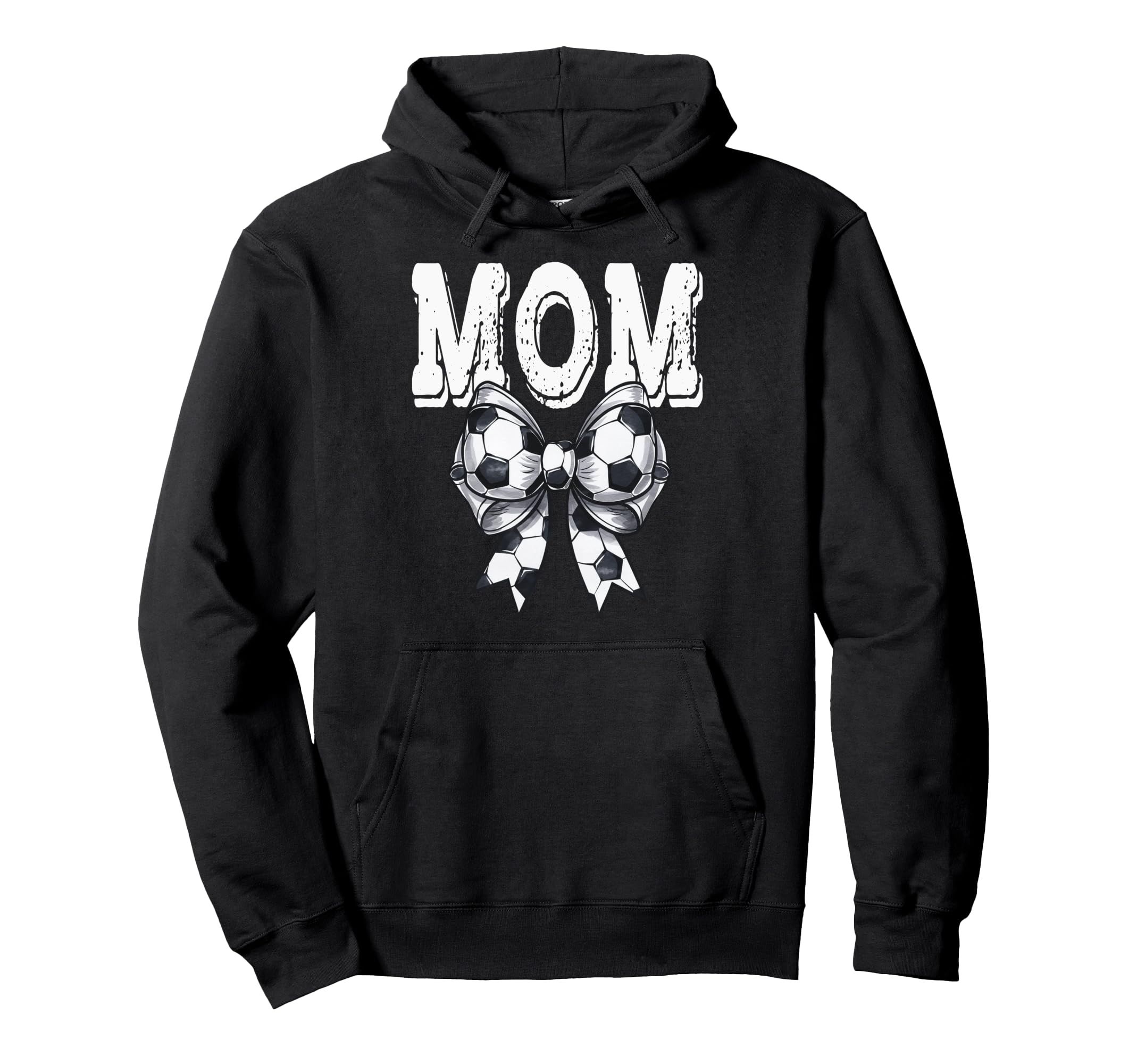 Coquette Soccer Bow Mom Sister Grandma Hoodie - Custom Art Print Unisex - T-Shirt, Sweatshirt, Hoodie