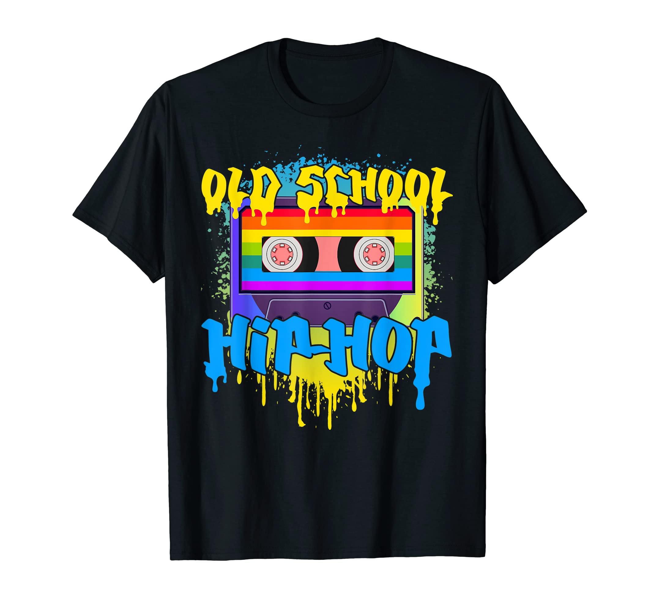 Old School Cassette Mixtape Hip Hop T-Shirt - Fun Novelty Design Men Women - T-Shirt, Sweatshirt, Hoodie