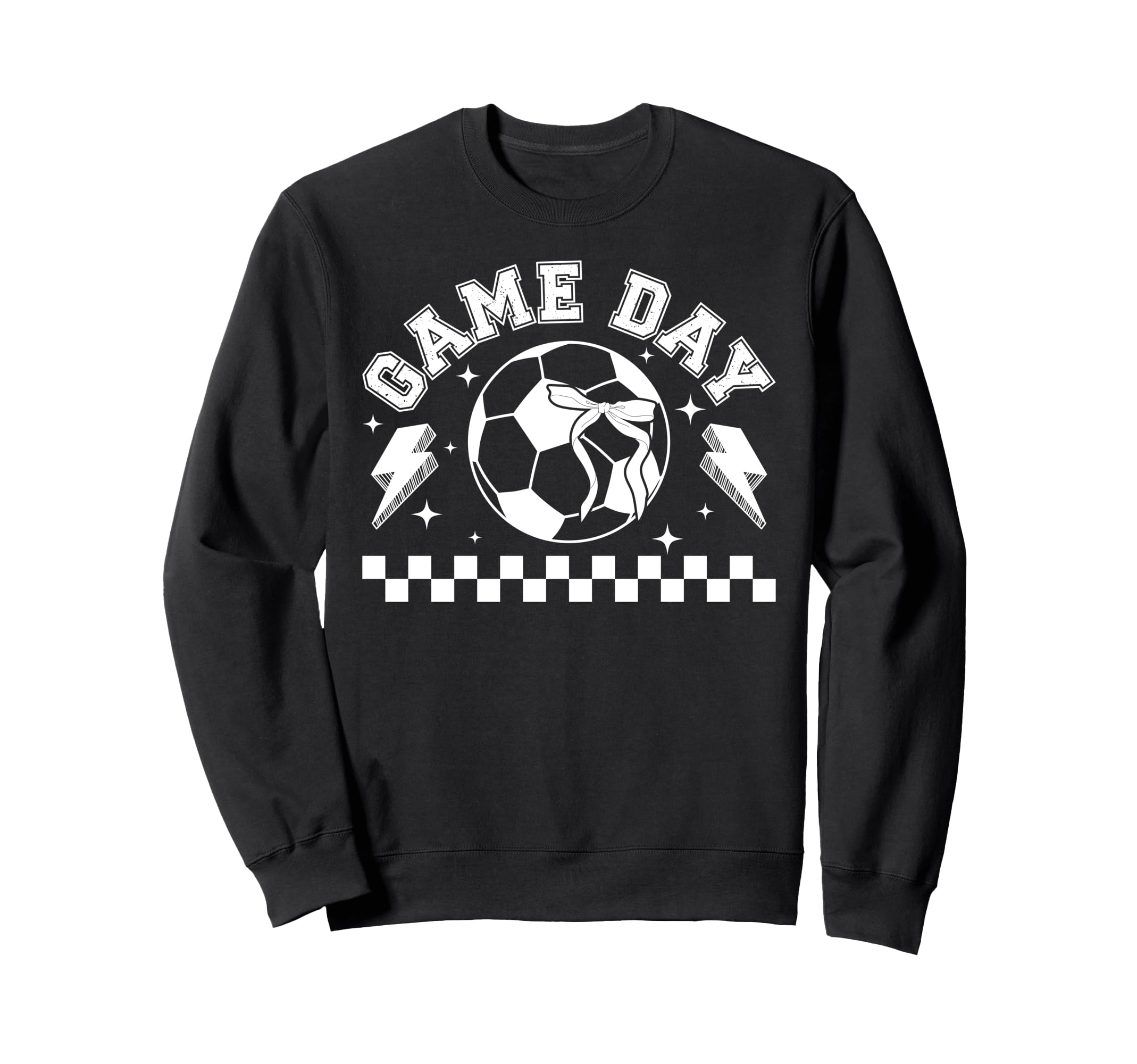Soccer Game Day Coquette Game Day Sweatshirt - Unique Graphic for Adults - T-Shirt, Sweatshirt, Hoodie