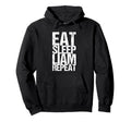 Eat Sleep Liam Repeat Hoodie - Minimalist Print Unisex - T-Shirt, Sweatshirt, Hoodie