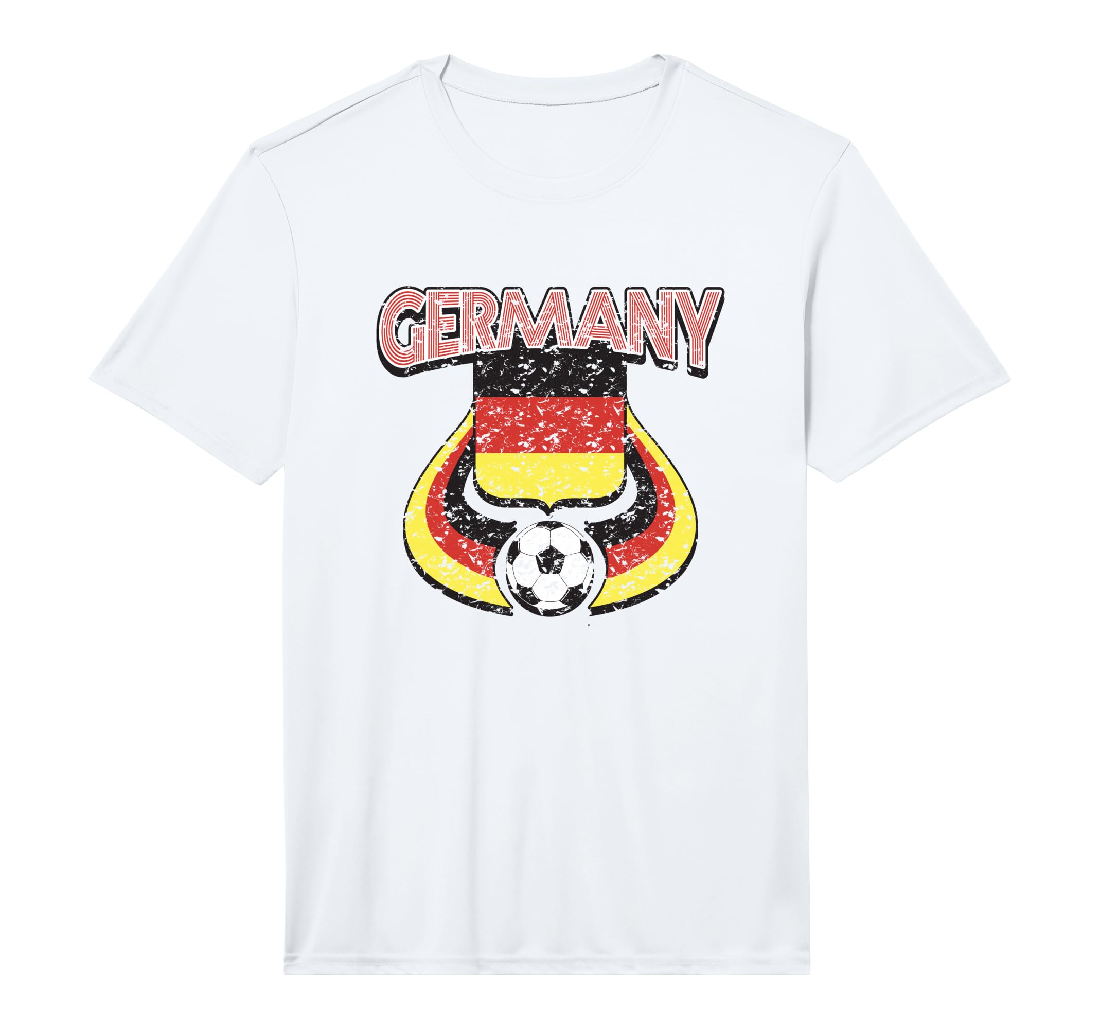 Germany Soccer Country Flag Shield T-Shirt - Novelty Apparel Men Women - T-Shirt, Sweatshirt, Hoodie