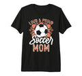 Loud And Proud Soccer Mom Floral T-Shirt - Custom Art Print Men Women - T-Shirt, Sweatshirt, Hoodie