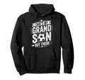 Thats My Grandson Out There Soccer Grandpa Hoodie - Minimalist Print Unisex - T-Shirt, Sweatshirt, Hoodie