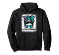 Funny Soccer Mom Bleached Tie Dye Messy Bun Hoodie - Trendy Graphic Unisex - T-Shirt, Sweatshirt, Hoodie