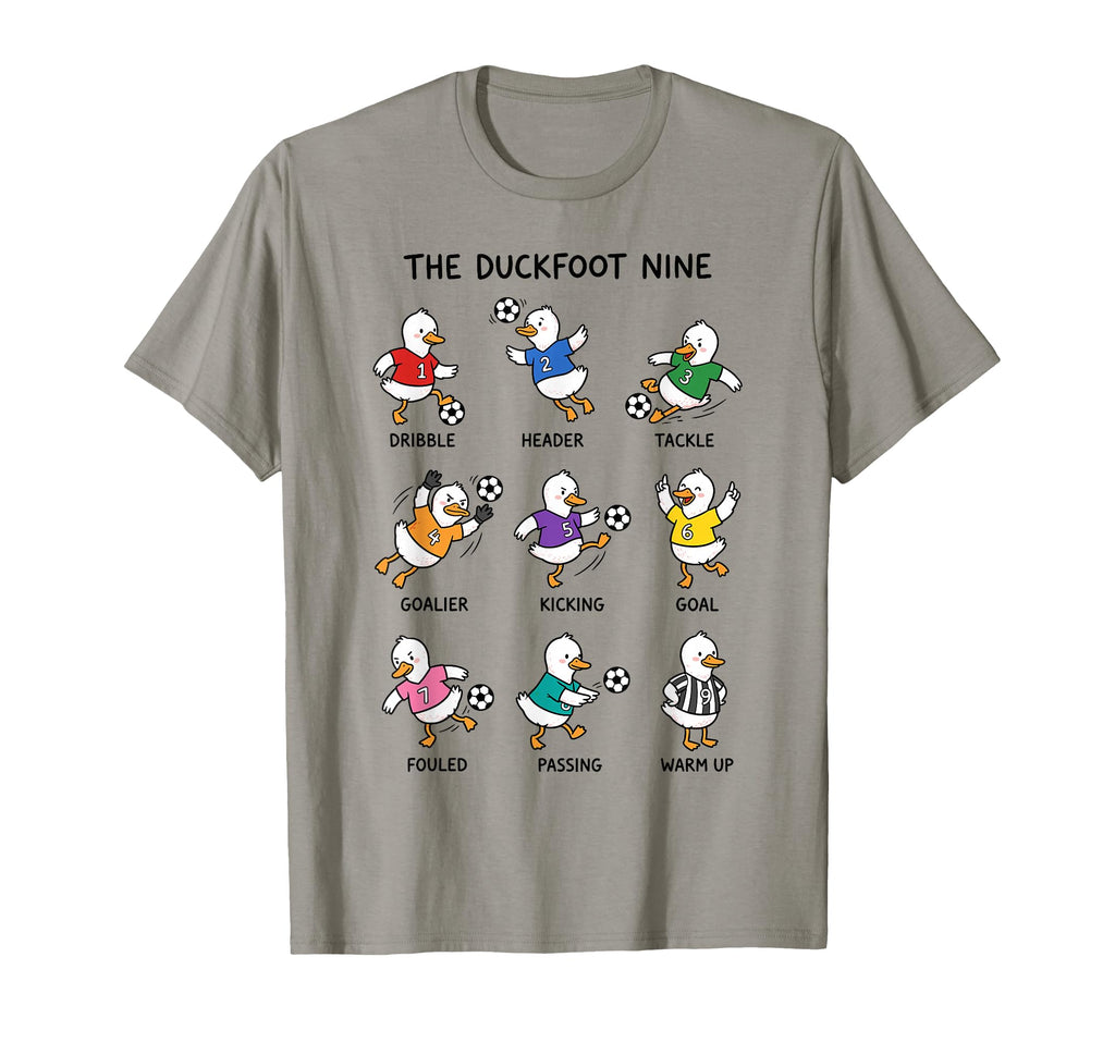 Soccer Duck Team Funny Duckfoot T-Shirt - Aesthetic Graphic for Adults - T-Shirt, Sweatshirt, Hoodie