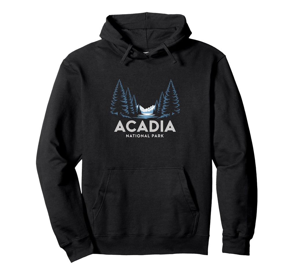 Acadia National Park Forest And Hoodie - Custom Art Print for Adults - T-Shirt, Sweatshirt, Hoodie