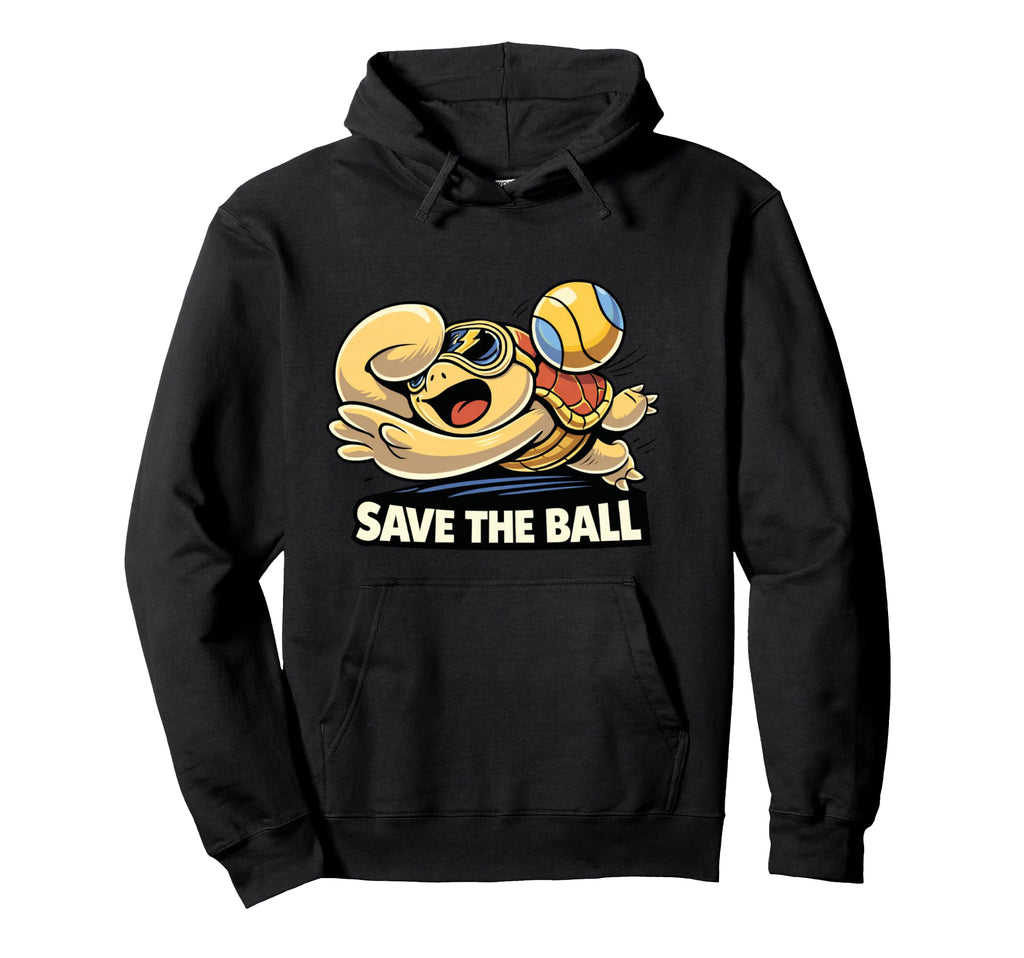 Funny Goalkeeper Turtle Save Ball Hoodie - Fun Novelty Design for Adults - T-Shirt, Sweatshirt, Hoodie