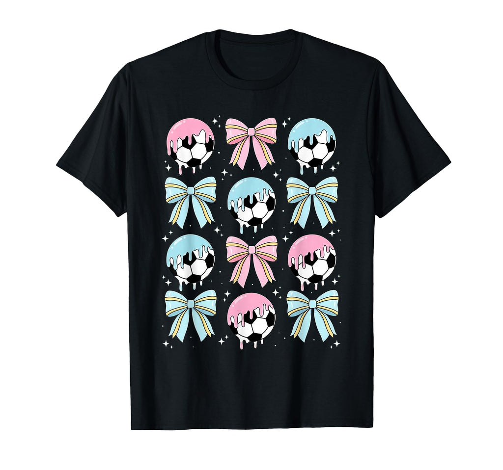 Soccer Drip Ice Cream Mom Sister Coquette T-Shirt - Graphic Print Unisex - T-Shirt, Sweatshirt, Hoodie