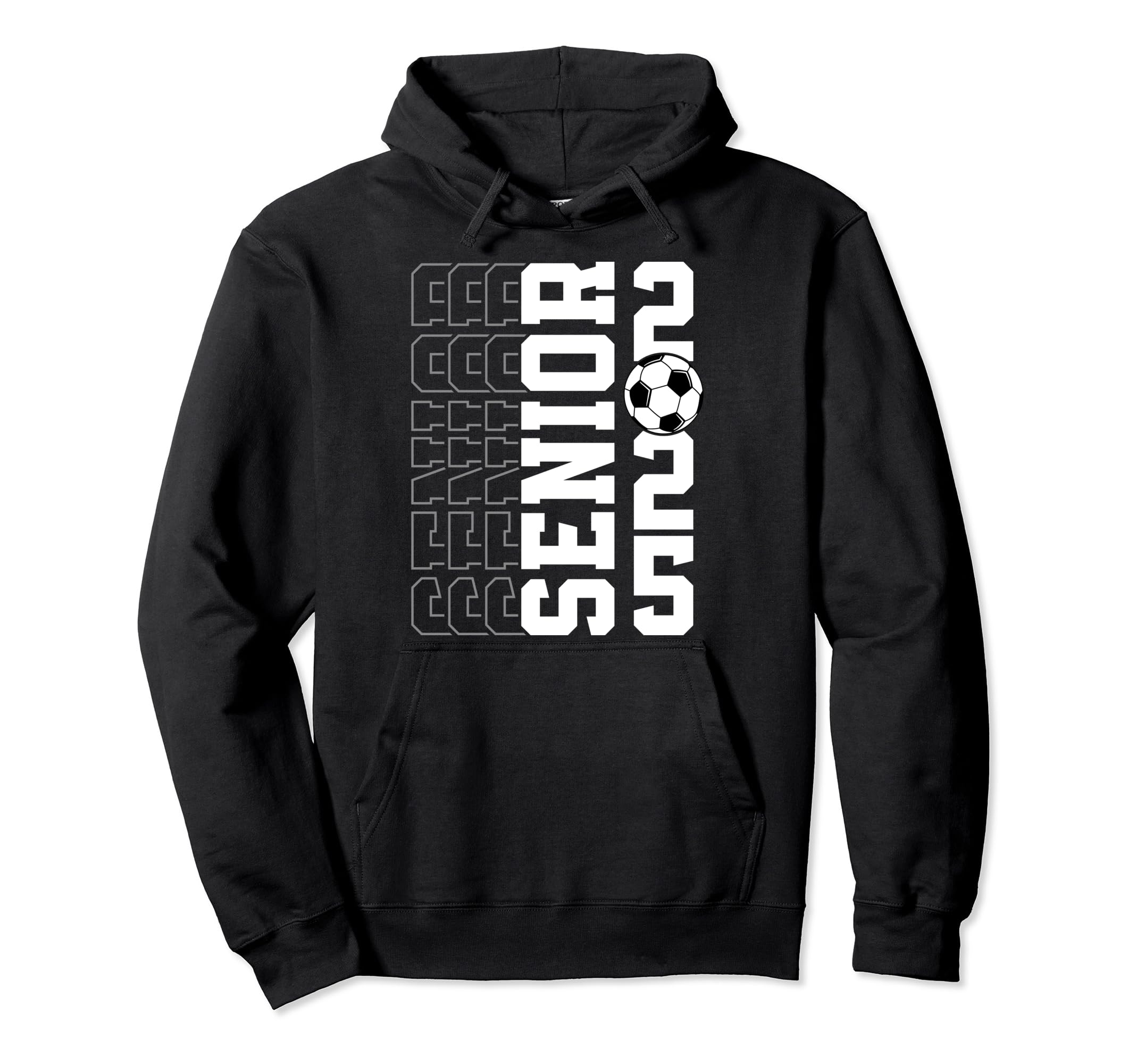 Class 2025 Graduation Senior Soccer Hoodie - Trendy Graphic Men Women - T-Shirt, Sweatshirt, Hoodie