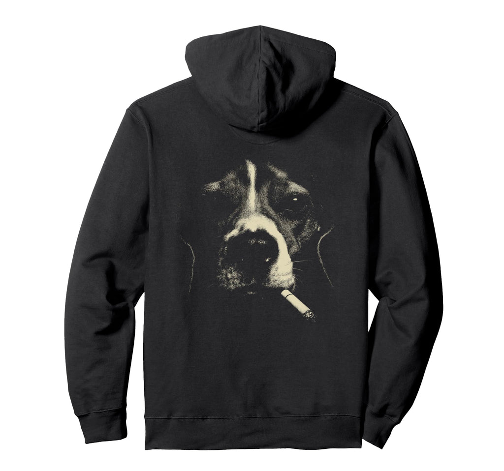 Beagle Smoking Cigarette Grunge Meme 90S Hoodie - Minimalist Print Unisex - T-Shirt, Sweatshirt, Hoodie