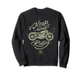 Route 66 Keep Wheels Rolling Sweatshirt - Graphic Print for Adults - T-Shirt, Sweatshirt, Hoodie