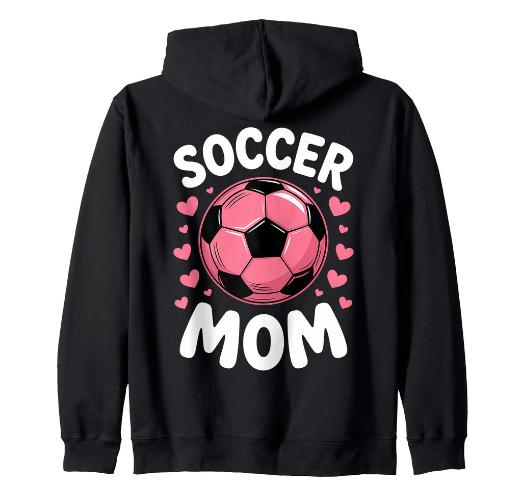 Funny Soccer Mom Soccer Player Designs Hoodie - Minimalist Print Men Women - T-Shirt, Sweatshirt, Hoodie