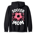 Funny Soccer Mom Soccer Player Designs Hoodie - Minimalist Print Men Women - T-Shirt, Sweatshirt, Hoodie
