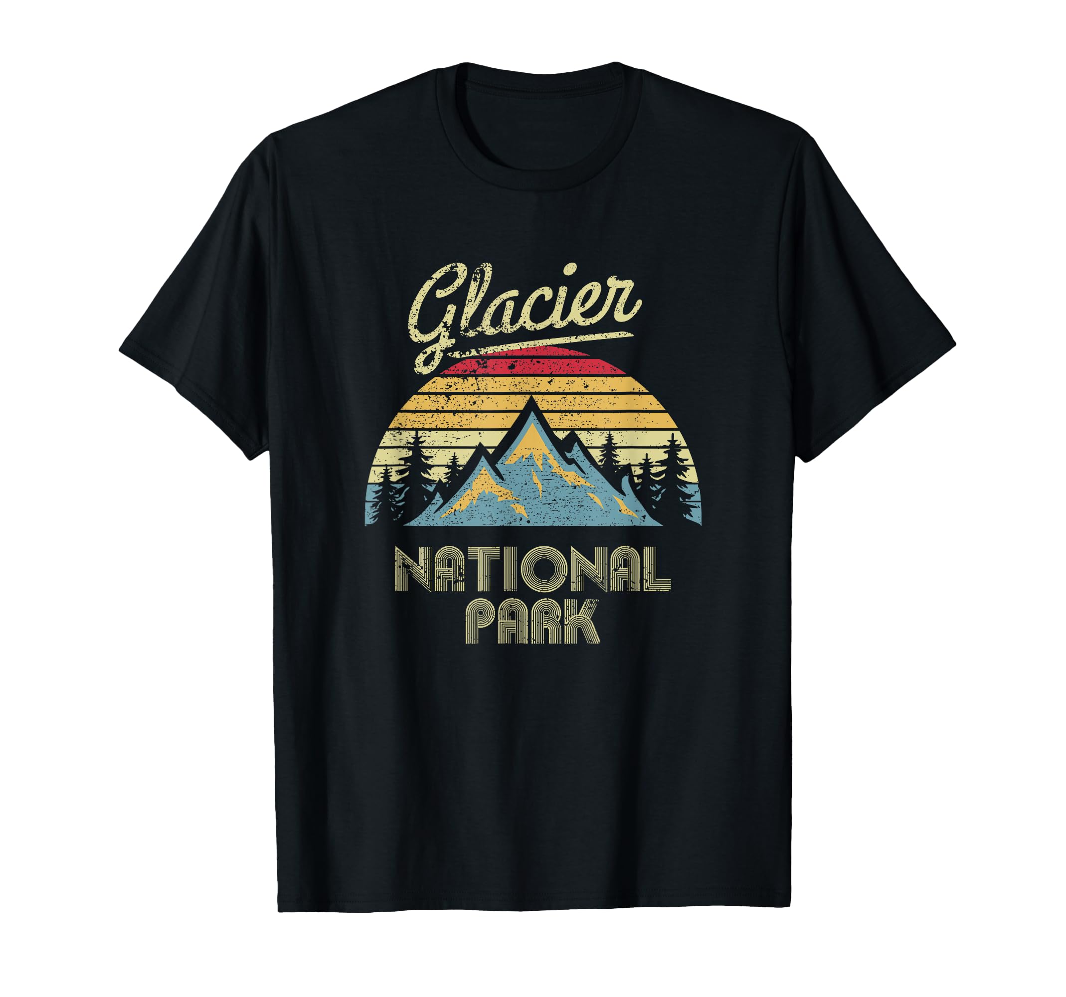 Glacier National Park Mountain T-Shirt - Streetwear Style Unisex - T-Shirt, Sweatshirt, Hoodie