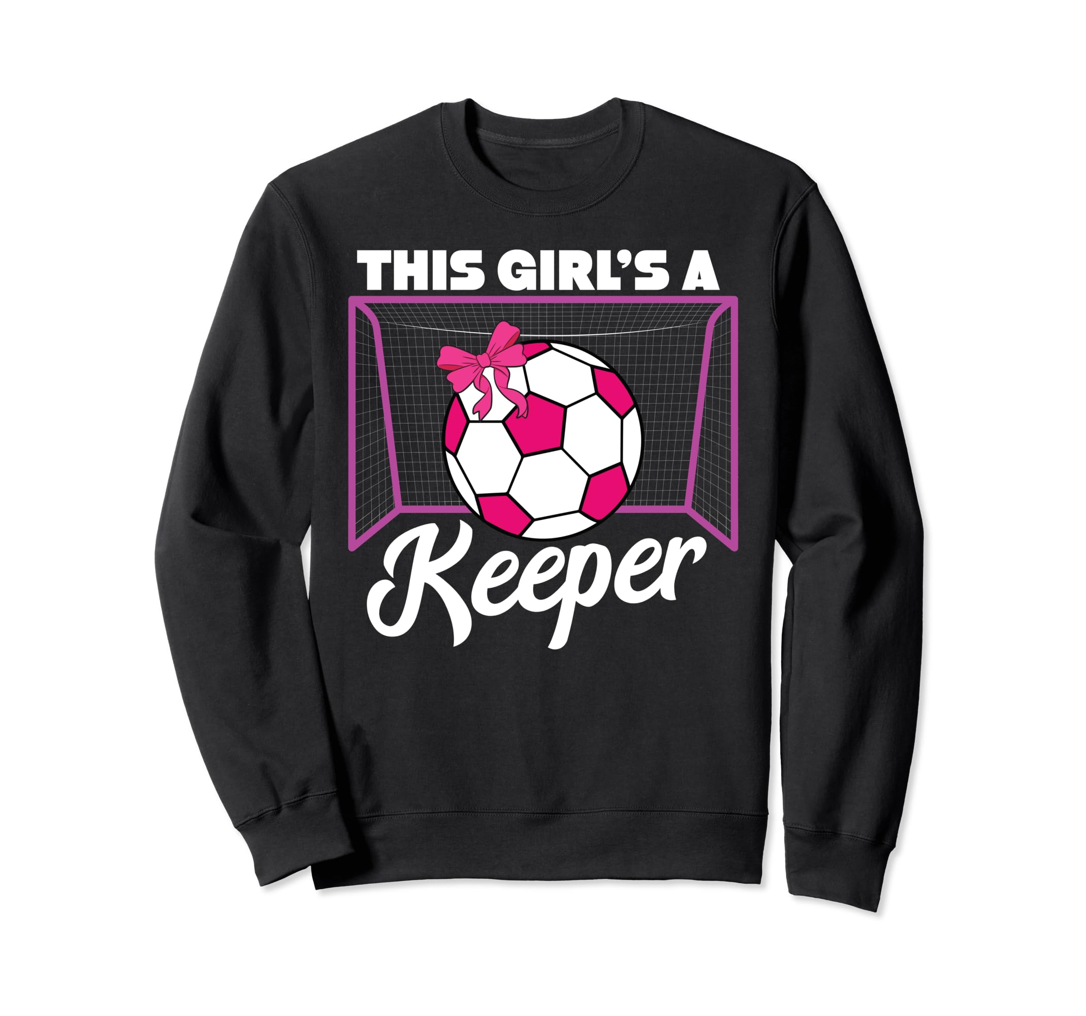 This Is Keeper Goalkeeper Soccer Sweatshirt - Fun Novelty Design for Adults - T-Shirt, Sweatshirt, Hoodie