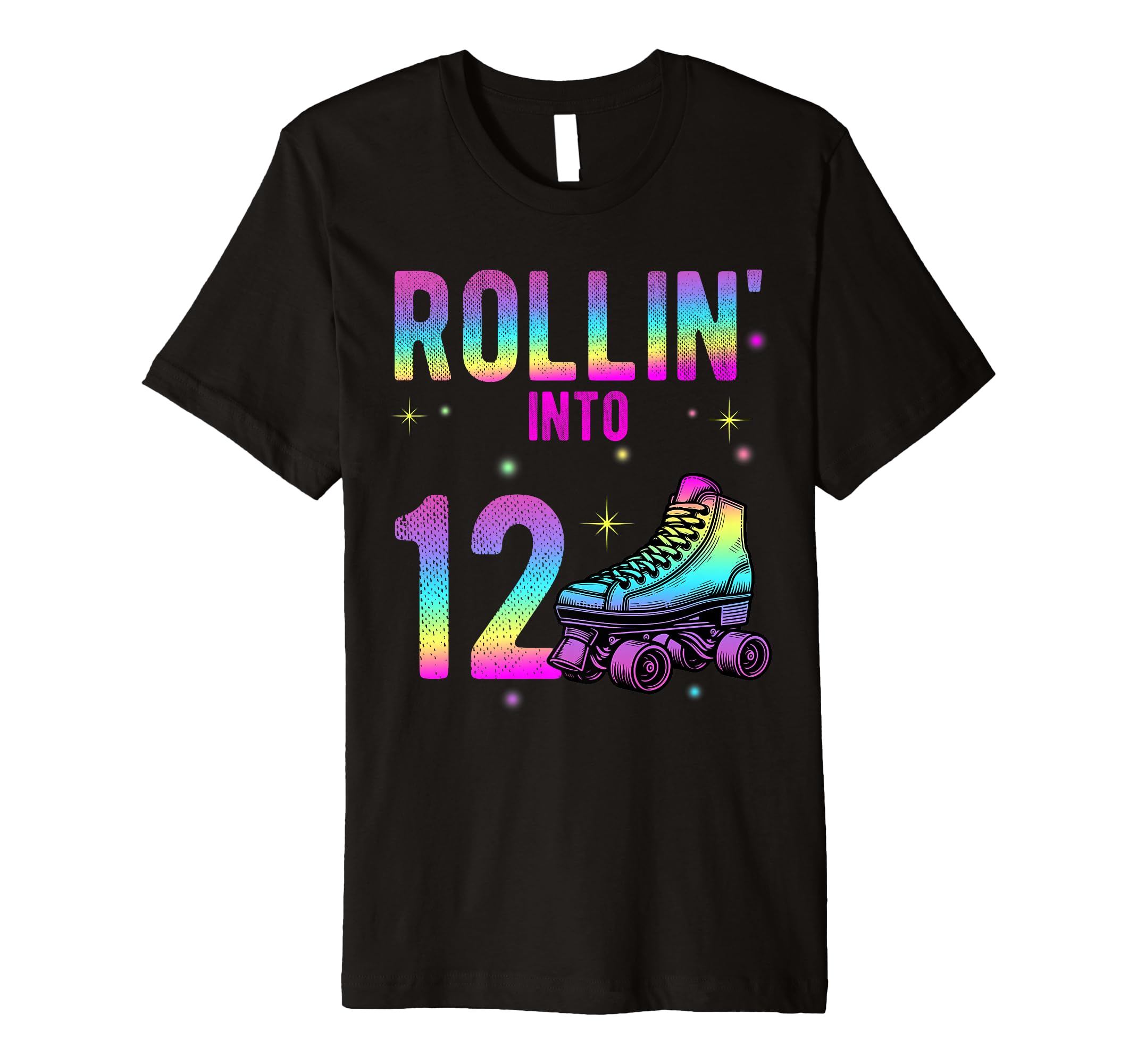 Rollin Into 12Th Birthday Roller T-Shirt - Streetwear Style for Adults - T-Shirt, Sweatshirt, Hoodie