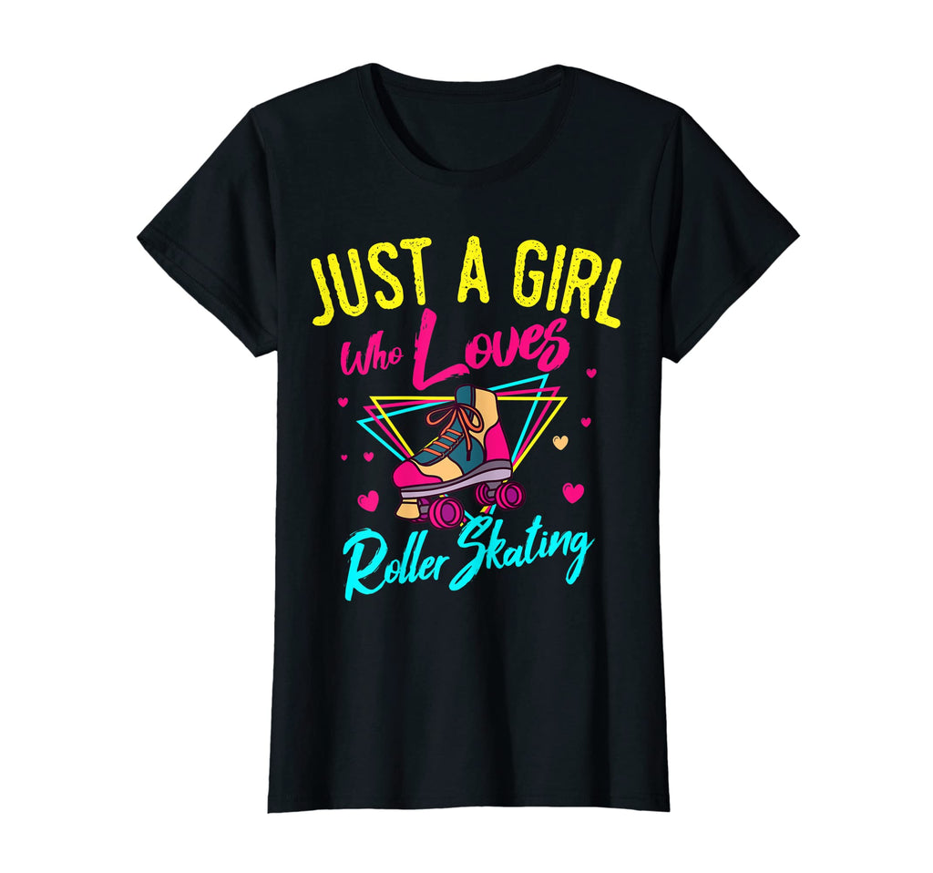 Skater Just Who Loves Roller Skating T-Shirt - Graphic Print Unisex - T-Shirt, Sweatshirt, Hoodie