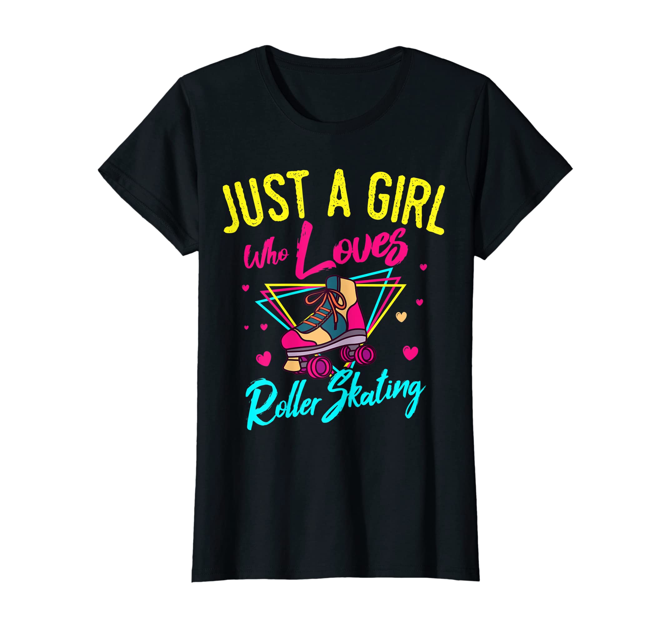 Skater Just Who Loves Roller Skating T-Shirt - Graphic Print Unisex - T-Shirt, Sweatshirt, Hoodie