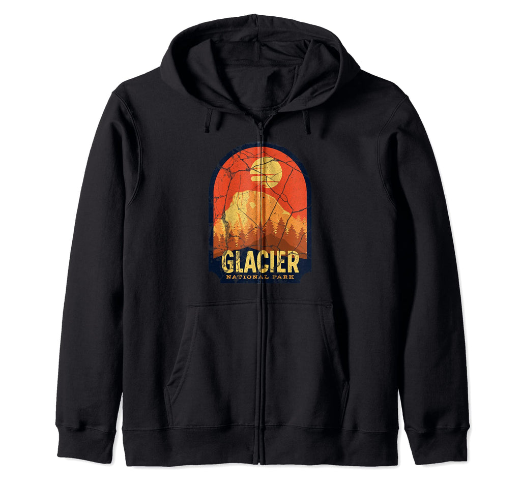 Glacier National Park Montana Sweatshirt - Casual Everyday Wear for Adults - T-Shirt, Sweatshirt, Hoodie