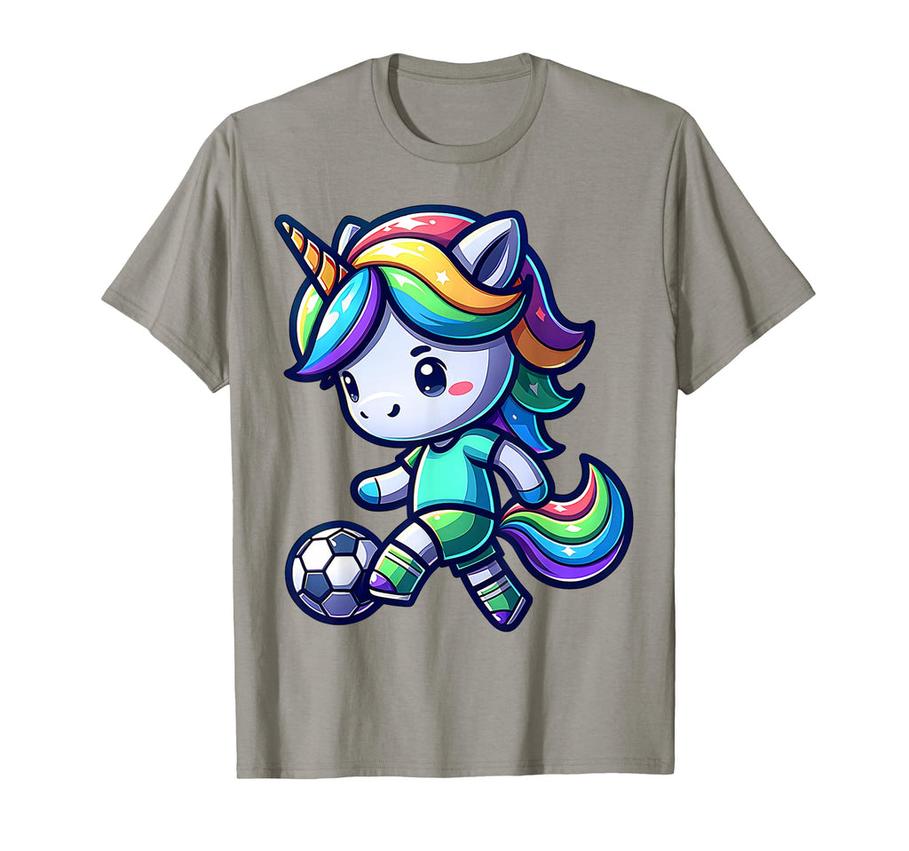 Footballer Unicorn Fans Soccer Team T-Shirt - Trendy Graphic for Adults - T-Shirt, Sweatshirt, Hoodie