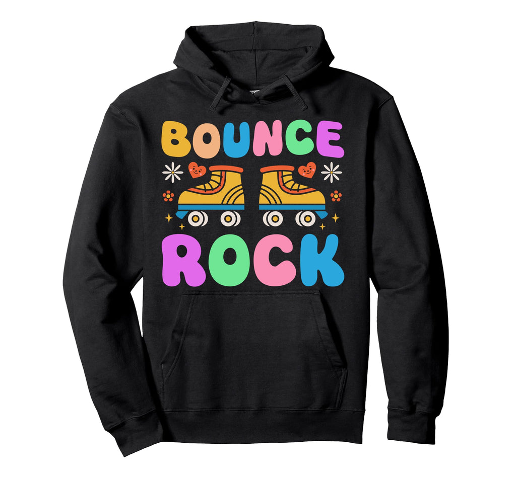 Roller Skating Skate 1970S Bounce Hoodie - Fun Novelty Design Men Women - T-Shirt, Sweatshirt, Hoodie