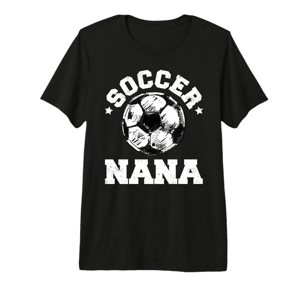 Soccer Nana Soccer Ball Distressed T-Shirt - Aesthetic Graphic Men Women - T-Shirt, Sweatshirt, Hoodie