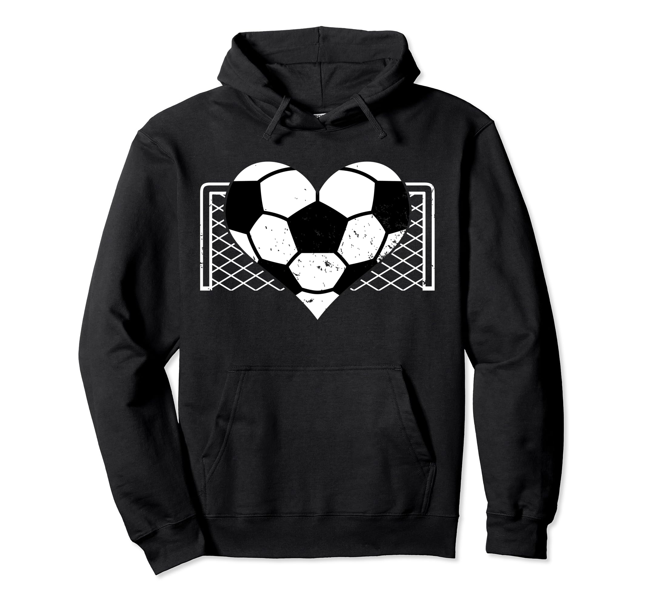 Soccer Goalkeeper Heart Funny Hoodie - Fun Novelty Design for Adults - T-Shirt, Sweatshirt, Hoodie