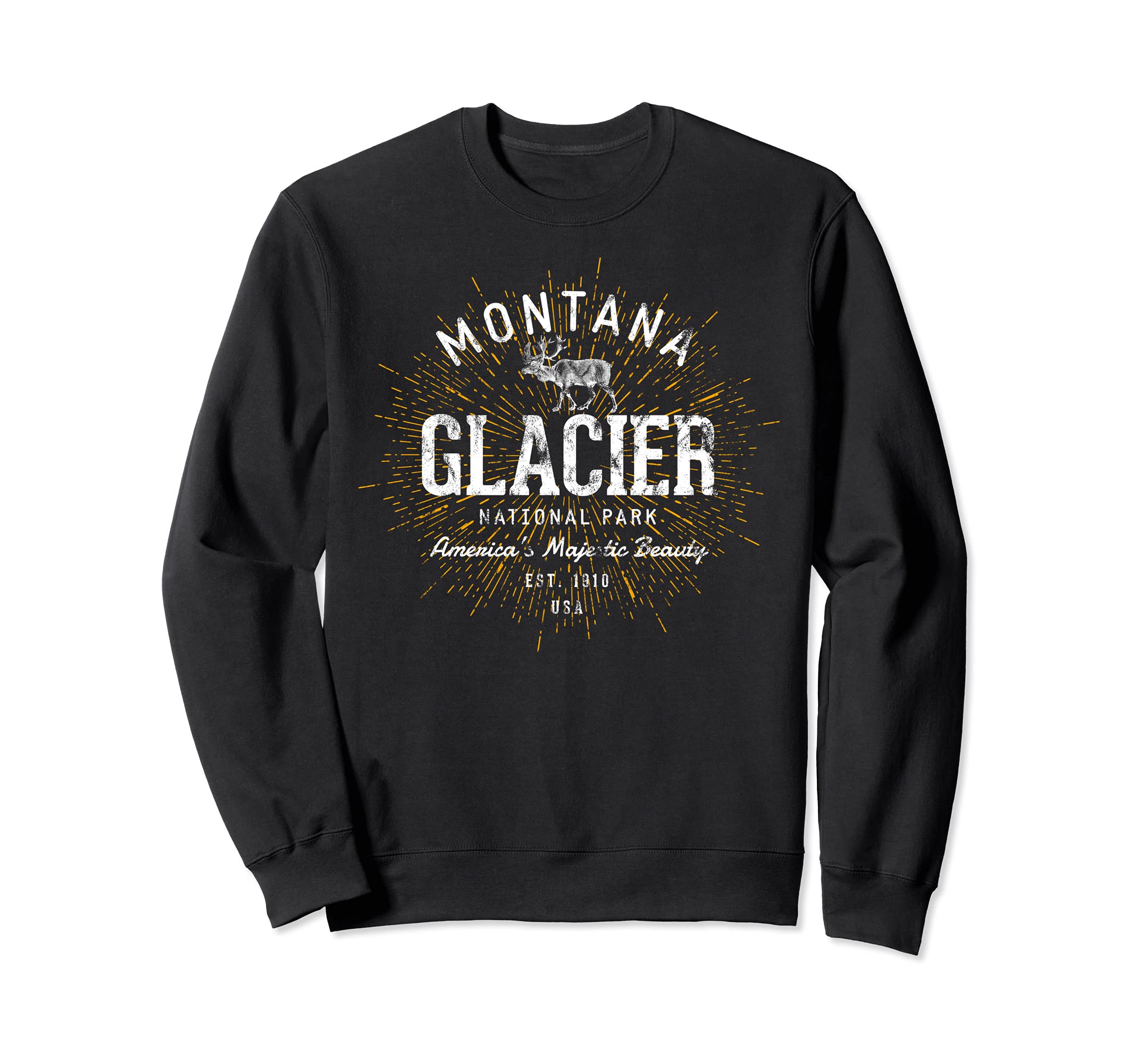 Glacier Glacier National Park Sweatshirt - Fun Novelty Design Men Women - T-Shirt, Sweatshirt, Hoodie