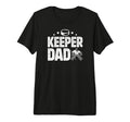 Mens Ice Hockey Keeper Dad Hockey T-Shirt - Minimalist Print for Adults - T-Shirt, Sweatshirt, Hoodie
