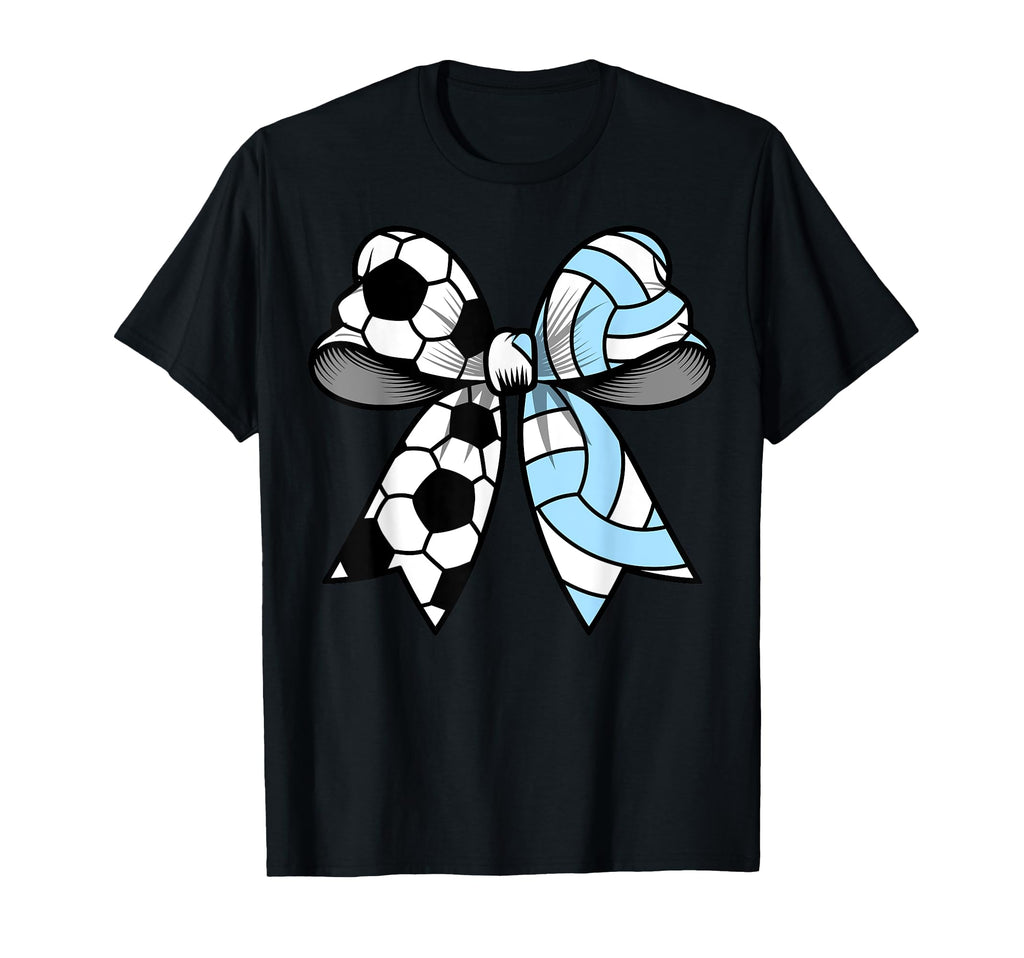 Soccer Volleyball Coquette Bow Funny T-Shirt - Streetwear Style Unisex - T-Shirt, Sweatshirt, Hoodie