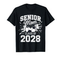 Senior Mom Class 2028 Coquette Bow T-Shirt - Custom Art Print Men Women - T-Shirt, Sweatshirt, Hoodie