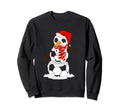 Soccer Snowman Players Fans Sweatshirt - Casual Everyday Wear for Adults - T-Shirt, Sweatshirt, Hoodie