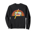80S 990S Funny Throwback Music Cassette Sweatshirt - Graphic Print Unisex - T-Shirt, Sweatshirt, Hoodie