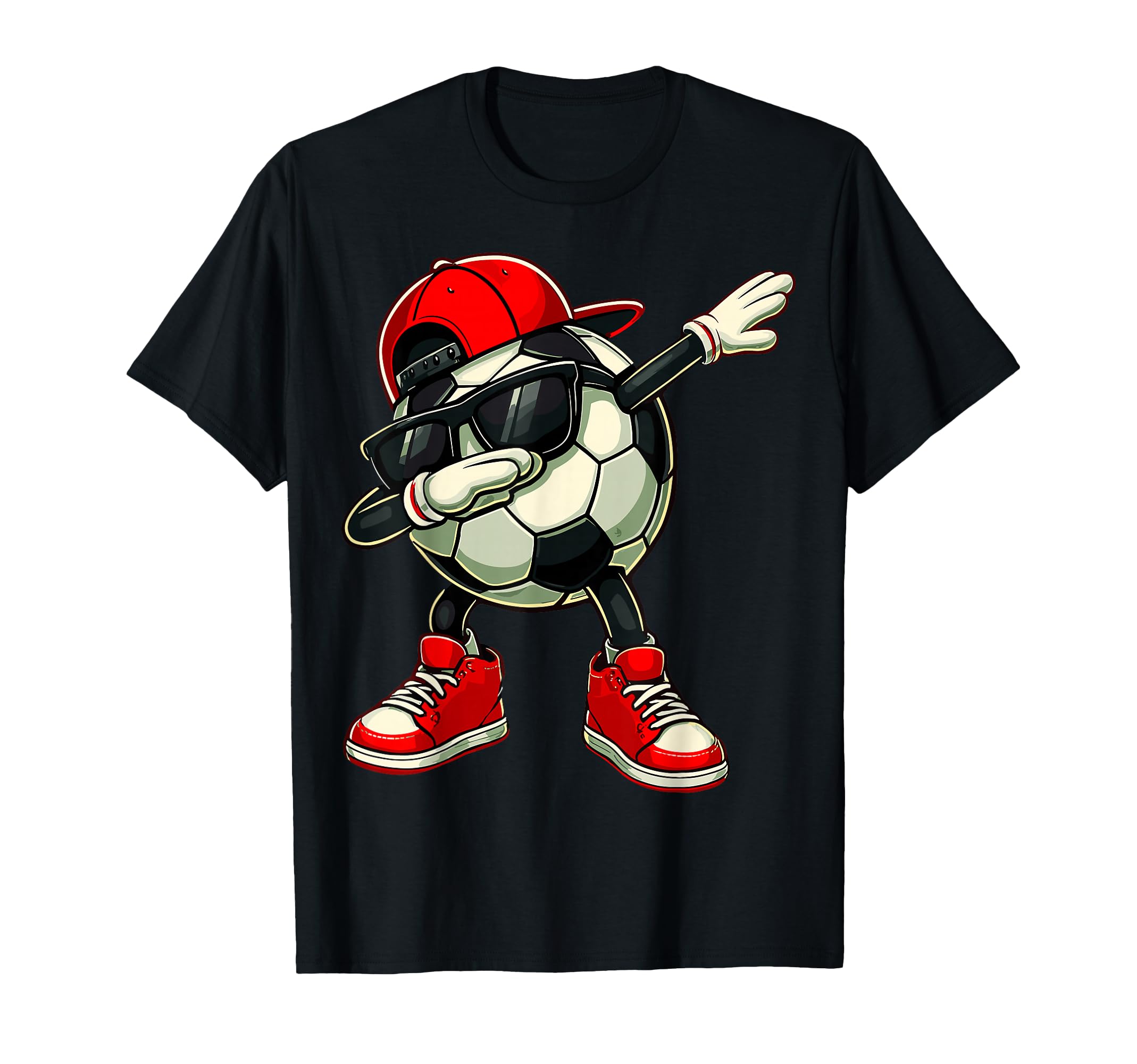 Soccer Ball Dabbing Funny Player T-Shirt - Casual Everyday Wear for Adults - T-Shirt, Sweatshirt, Hoodie