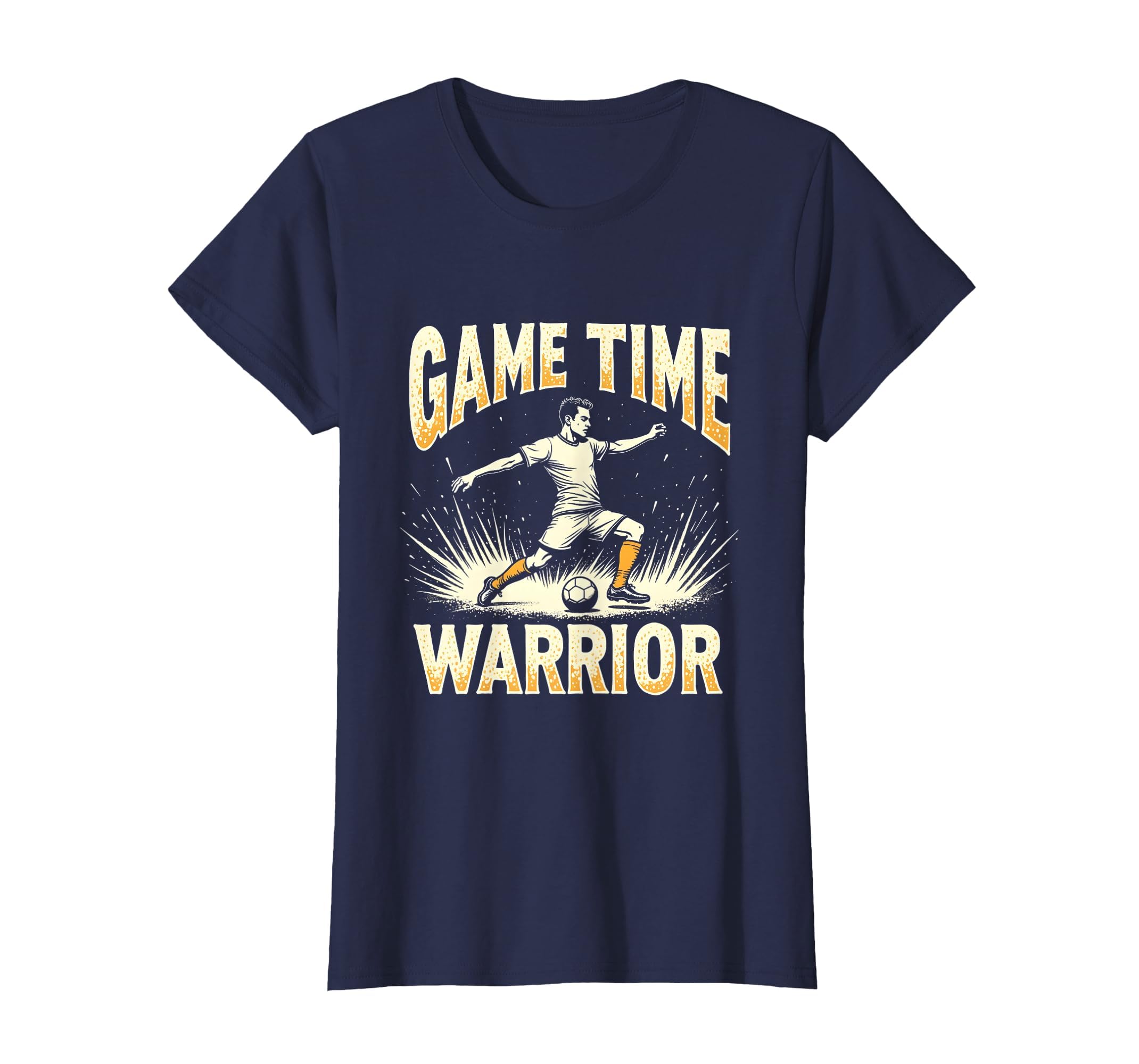Game Time Warrior Soccer T-Shirt - Aesthetic Graphic Men Women - T-Shirt, Sweatshirt, Hoodie