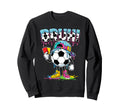 Soccer Ball Bruh Ice Cream Sweatshirt - Casual Everyday Wear Men Women - T-Shirt, Sweatshirt, Hoodie