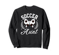 Soccer Aunt Coquette Soccer Player Sweatshirt - Graphic Print for Adults - T-Shirt, Sweatshirt, Hoodie