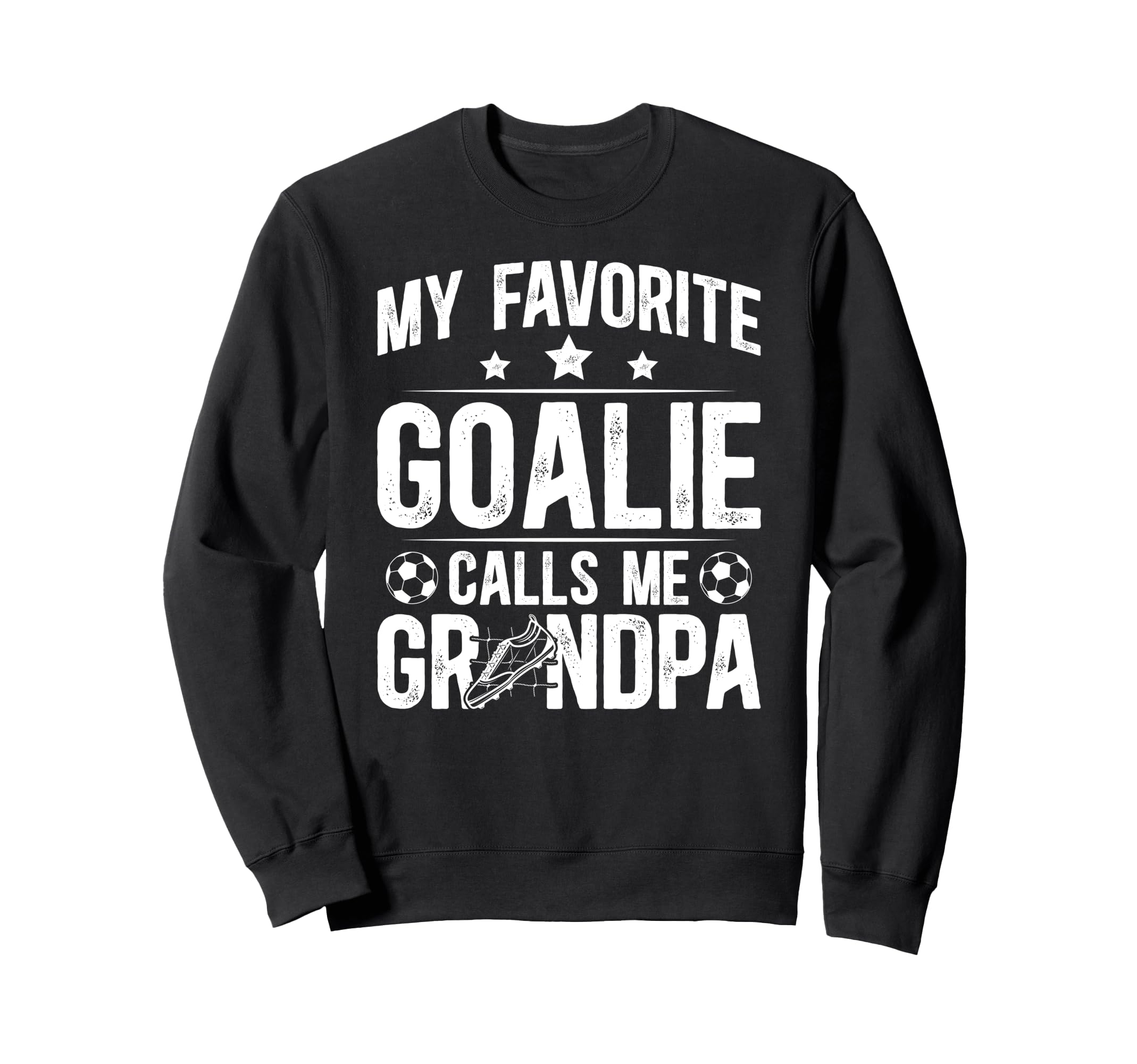 Proud Soccer Goalie Grandpa Soccer Sweatshirt - Minimalist Print Men Women - T-Shirt, Sweatshirt, Hoodie