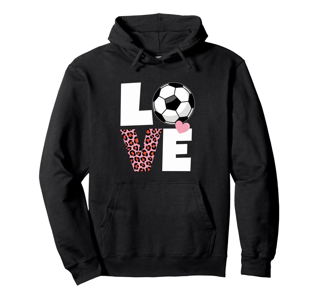 I Love Soccer Womens Or Soccer Hoodie - Minimalist Print Men Women - T-Shirt, Sweatshirt, Hoodie