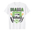 Mama Birthday Soccer Player Bday Party T-Shirt - Unique Graphic Unisex - T-Shirt, Sweatshirt, Hoodie