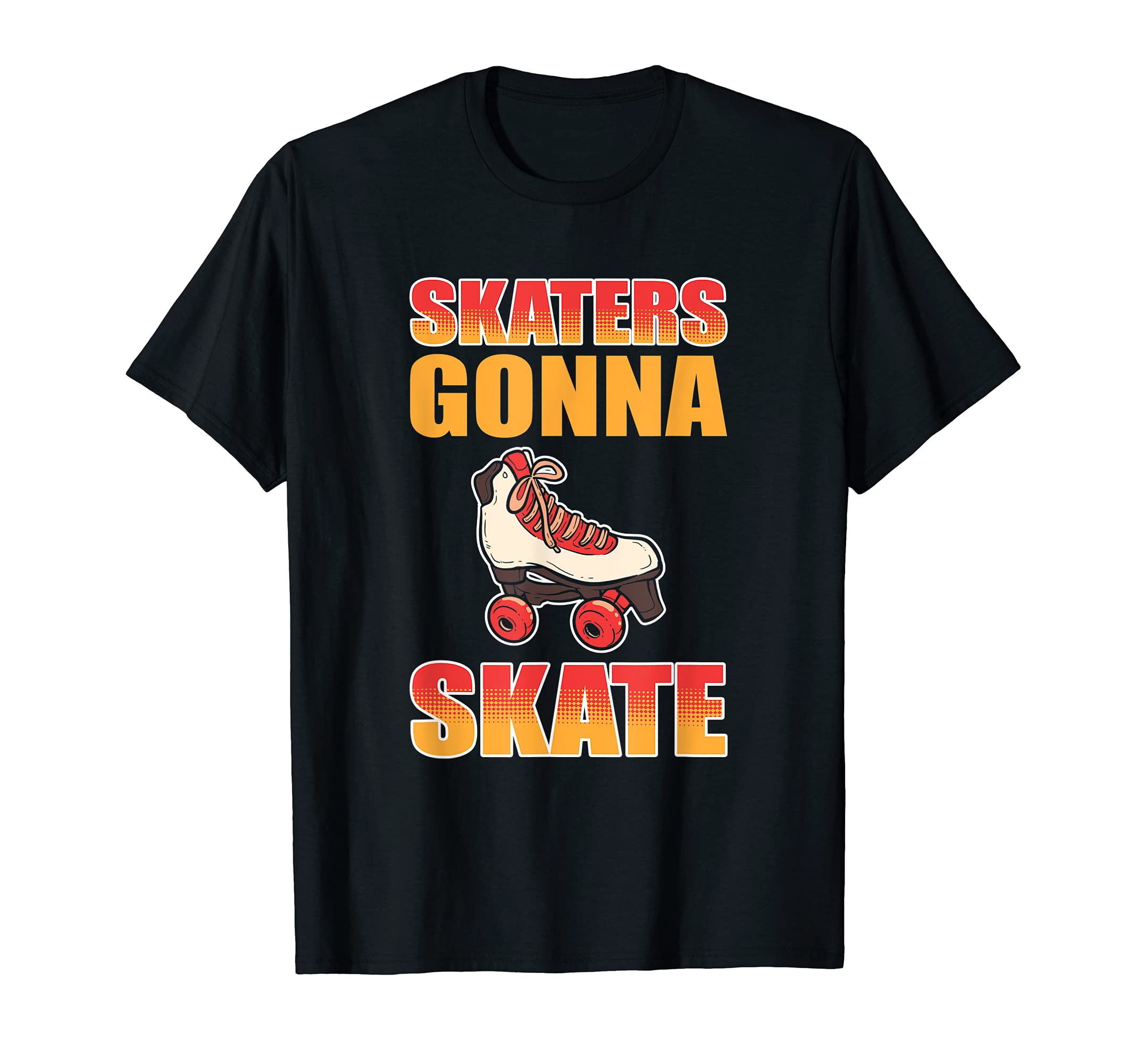 Funny Skater Roller Skating Skaters T-Shirt - Minimalist Print Unisex - T-Shirt, Sweatshirt, Hoodie