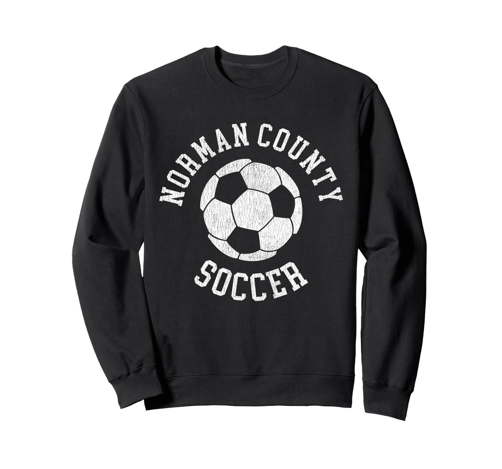 Norman County Soccer Distressed 90S Sweatshirt - Minimalist Print Men Women - T-Shirt, Sweatshirt, Hoodie