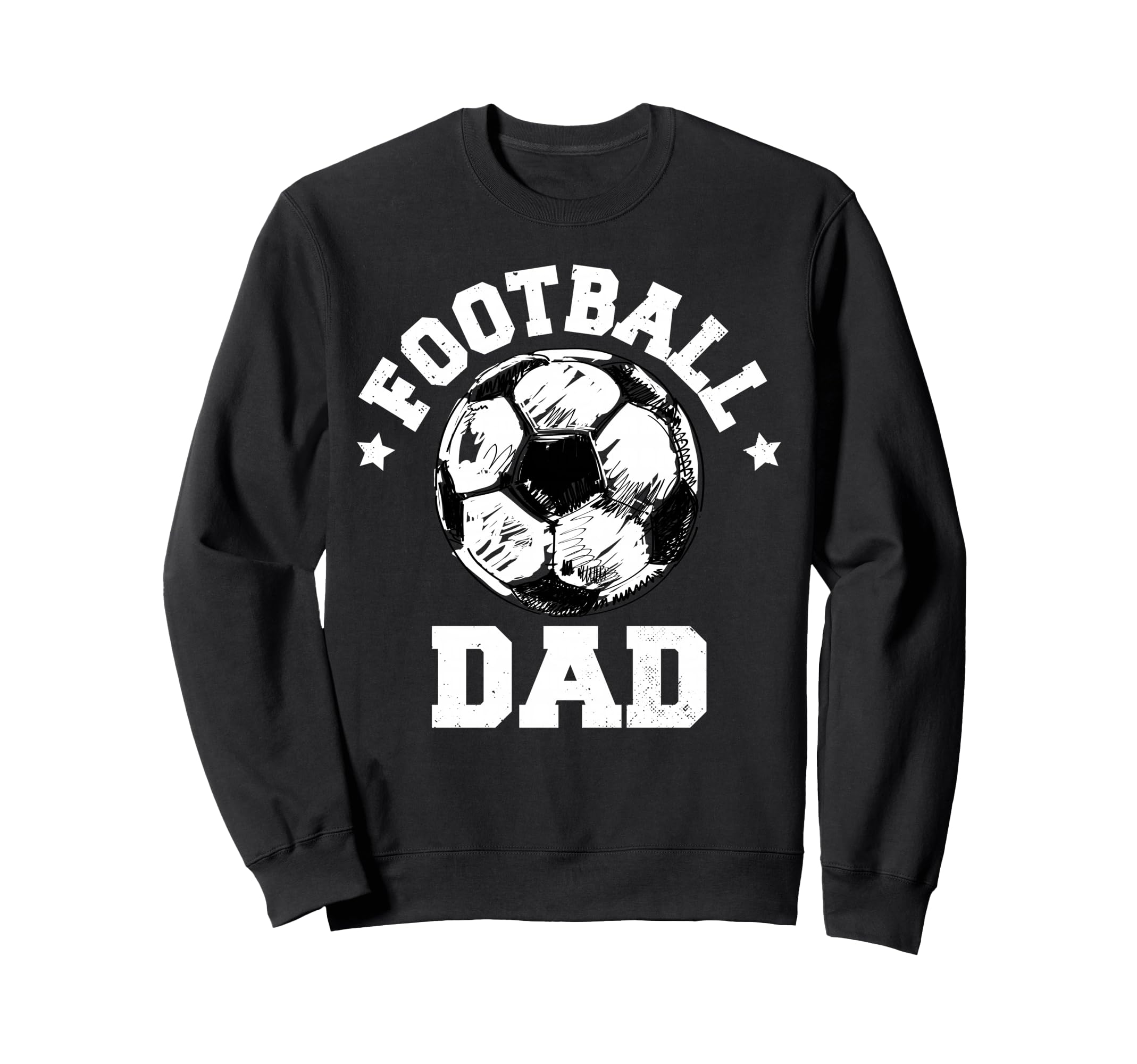Football Dad Sketch Soccer Ball Proud Sweatshirt - Novelty Apparel Unisex - T-Shirt, Sweatshirt, Hoodie
