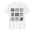 Keeper Mom Coquette Bow Preppy Soccer Mom T-Shirt - Unique Graphic Unisex - T-Shirt, Sweatshirt, Hoodie