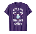 Just Who Loves Chickens And Soccer T-Shirt - Aesthetic Graphic for Adults - T-Shirt, Sweatshirt, Hoodie
